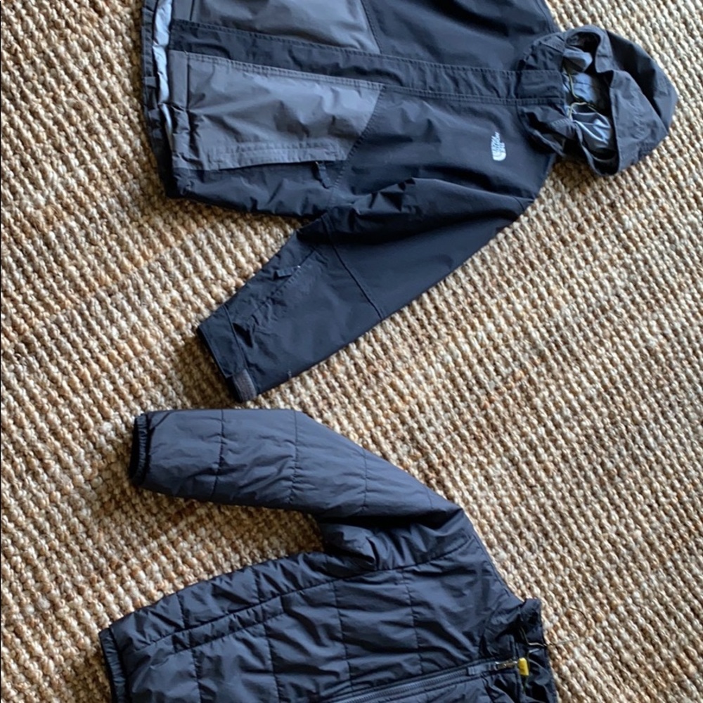 Boys Youth North Face Coat with zip out lining Med